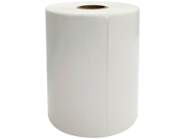 Renkforce RF-5998016, hvit, selvklebende skriveretikett, kontinuerlig etikett, rull, papir, direkte termisk