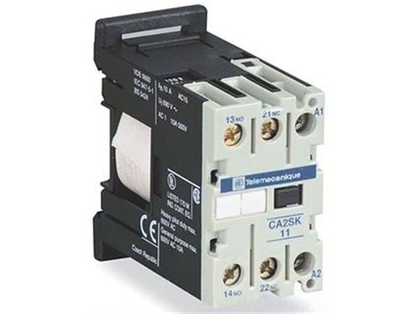 Schneider Electric TeSys SK control relay, Musta, Valkoinen, 230 V, 50 - 60 Hz, 27 x 55,5 x 56 mm, 132 g, -20 - 50 °C