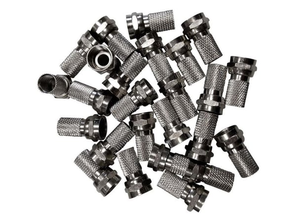 25 kpl 0403454 F-liitinsarja Kaapelin halkaisija: 7 mm 25 kpl
