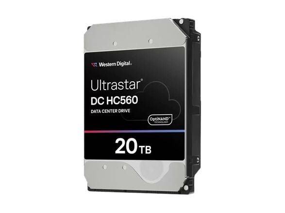 WD Ultrastar DC HC560 - Harddisk - 20 TB - intern - 3,5" - SATA 6 Gb/s - 7200 rpm - buffer: 512 MB