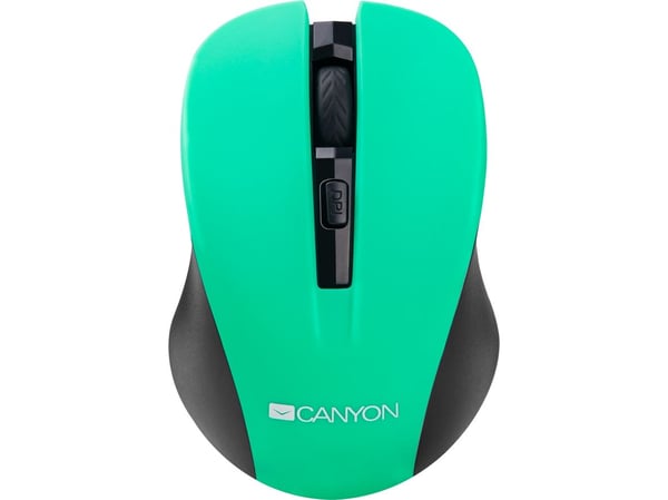 Canyon CNE-CMSW1G, molemminpuolinen, optinen, langaton RF, 1200 dpi, vihreä