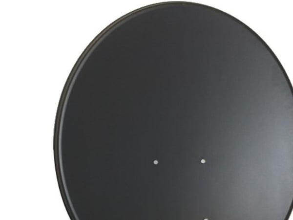 Parabolantenne CORAB COR-900SA Baldakin af stål 90 cm Grafit