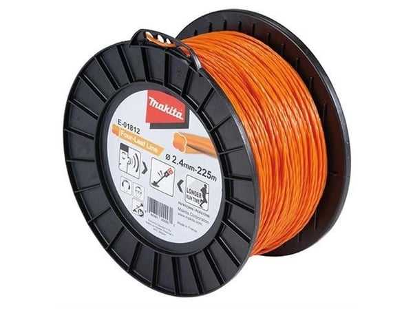 Makita E-01812, Hekketrimmersnor, Oransje, 225 m, 1 stykker