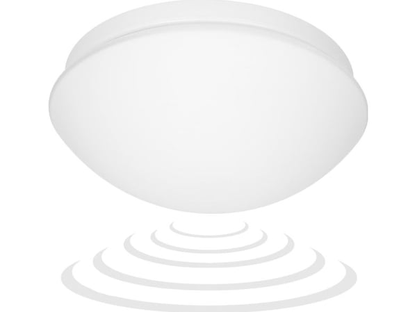 Orno MARIN, kattovalaisin mikroaaltouunin liiketunnistimella, 60W, E27, IP20, huurrettu lasi