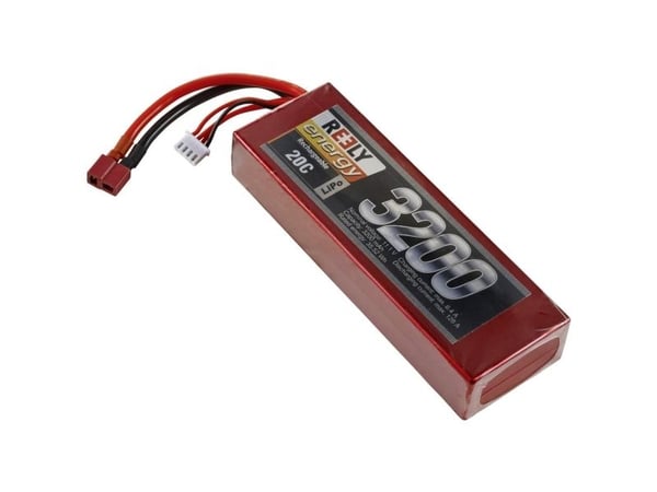 Reely modellbyggings-akkupack (LiPo) 11,1 V 3200 mAh 3 celler hardcase T-kontaktsystem (RE-7851477)