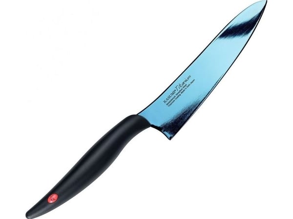 Kasumi KASUMI Kokkekniv Titan lengde 13 cm, blå