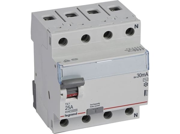 Legrand vikavirtasuojakatkaisija 4P 25A 0,03A AC tyyppi P304 TX3 411707