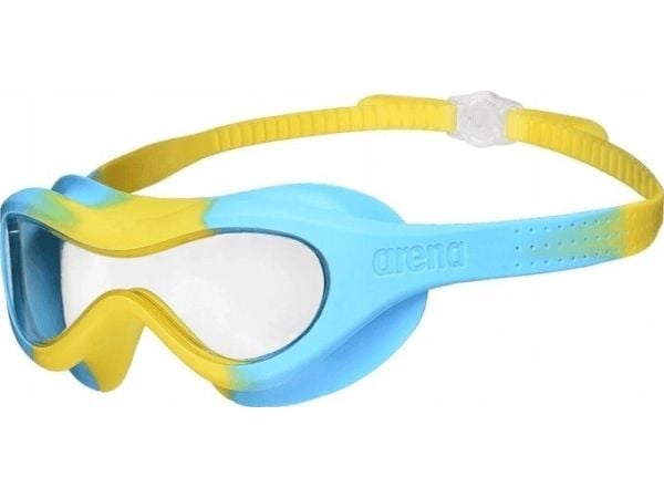 Arena Spider, Unisex, En storlek, Blå, Gul, Silikon, Transparent, Gul