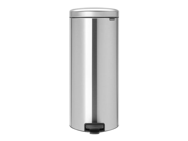 Brabantia newIcon - Søppelbøtte - flipp-lokk - 30 L - fotpedal - mattstål