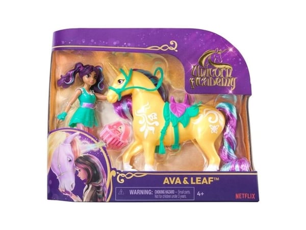 Unicorn Academy dukke & enhjørning – Ava & Leaf