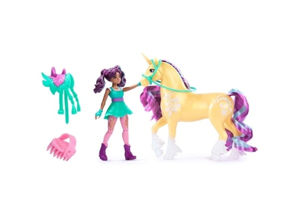 Unicorn Academy dukke & enhjørning – Ava & Leaf