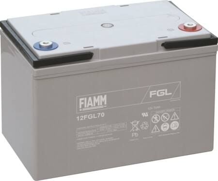 10 Års Fiamm Blybatteri 12v/70Ah
