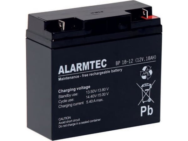 Alarmtec batteri 12V 18Ah (BP18-12)