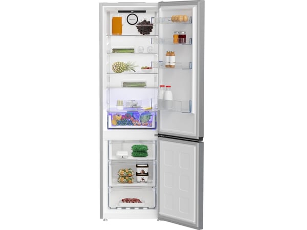 Beko B5RCNA406HXB1, 355 l, Ikke-frost (kjøleskap), SN-T, 6 kg/24t, C, Metallisk