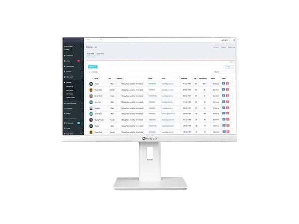 AG Neovo Clinical Review ME-2701 - LED-skjerm - 2MP - farge - 27" - 1920 x 1080 Full HD (1080p) @ 100 Hz - IPS - 250 cd/m² - 5 ms - HDMI, DisplayPo...