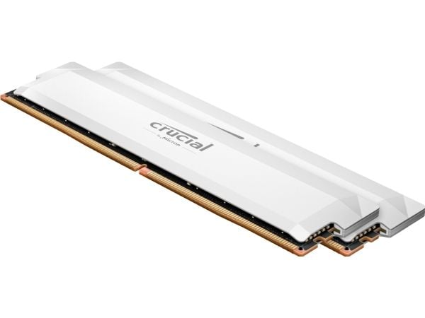 Crucial Pro - Overclocking Edition - DDR5 - sett - 32 GB: 2 x 16 GB - DIMM 288-pin - 6000 MT/s / PC5-48000 - CL36 - 1.35 V - ikke-bufret - on-die E...