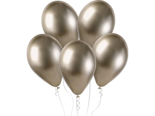 GoDan Glänsande champagneballonger 13cm 50st