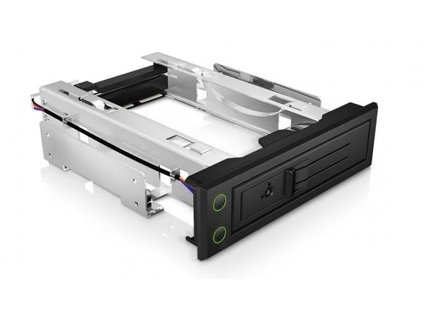 ICY BOX IB-166SSK-B, HDD-kabinett, 3.5", SAS, Serial ATA III, Hot-swap, Sort