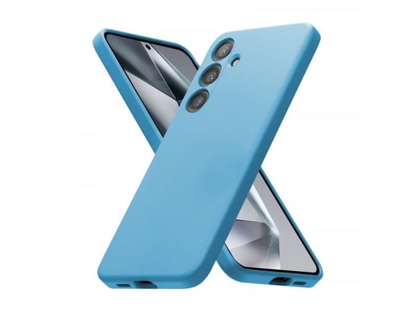 Veske Crong Farget deksel Samsung Galaxy S24 blå
