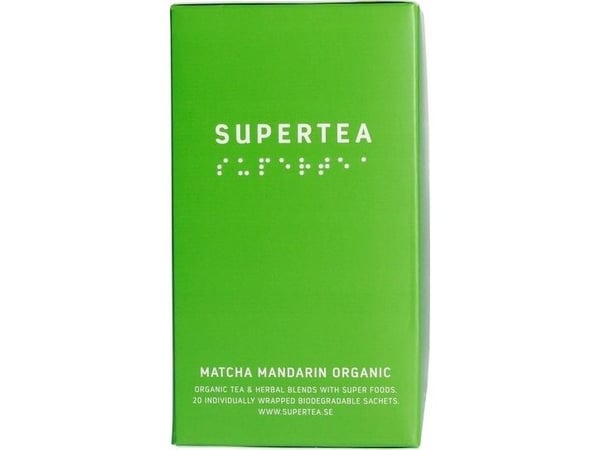 Teministeriet te Supertea Matcha Mandarin 20 påsar