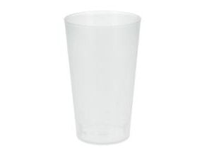 Plastglas Verive flergangs 40cl Ø84mm PP klar,150 stk/krt