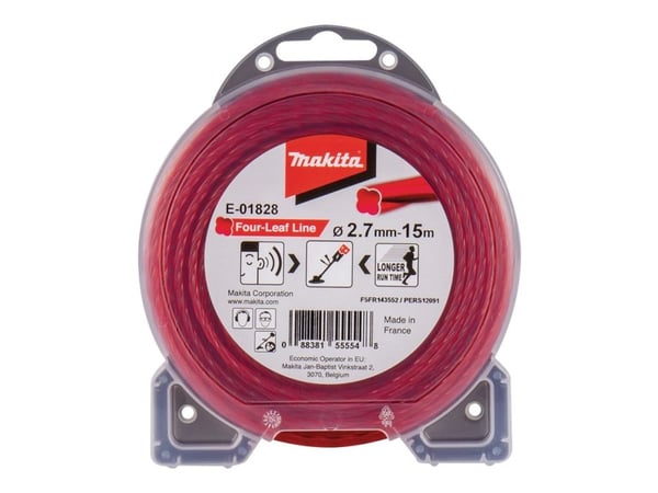 Makita - Mowing line - for grass - lengde: 15 m - for Makita DUR369AZ, UR012GZ02, UR101CZ