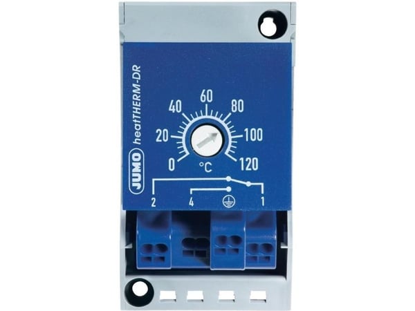 Jumo 603070/0002-7 Lämpötilavahti 0-120 °C Rele 16 A