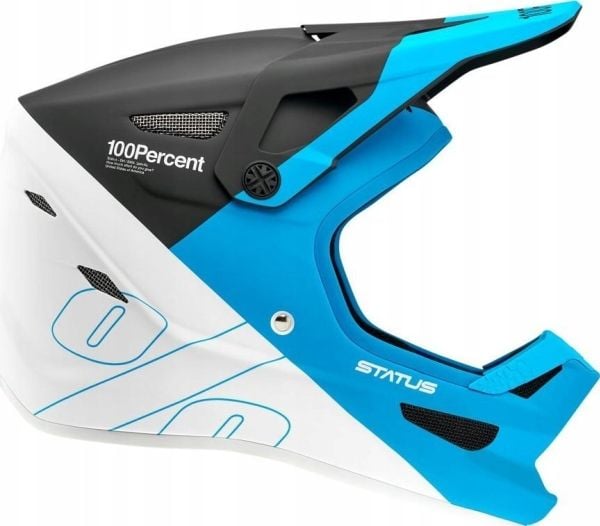 100 % heldekkende 100 % STATUS DH/BMX-hjelm Garda størrelse XL (61-62 cm)