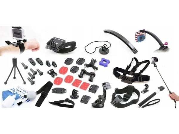 Xrec tilbehørsett XXL til GoPro GoPro Hero 7 6 5 4 3+ 3 2 1