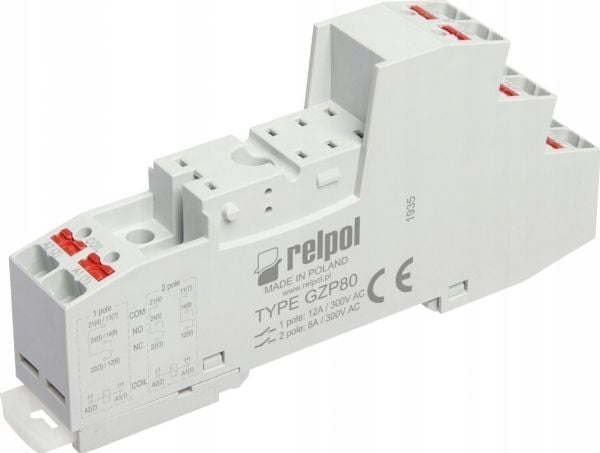 Relpol Sockets with Push-in connection for RM84 RM85 RM85 inrush GZP80 864325