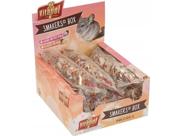 Vitapol SMAKERS BOX kokos/n rosa til ????illa, 12 stk/boks Vitapol SMAKERS BOX kokos/n rosa til ????illa, 12 stk/boks