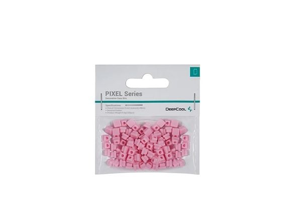 Deepcool PIXEL Series - System cabinet decorative bits - rosa, Pantone 182U (en pakke 100 deler)