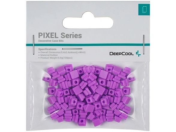 Deepcool PIXEL Series - System cabinet decorative bits - fiolett (en pakke 100 deler)