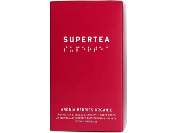 Teministeriet Supertea Aronia Berries Organic – te, 20 poser