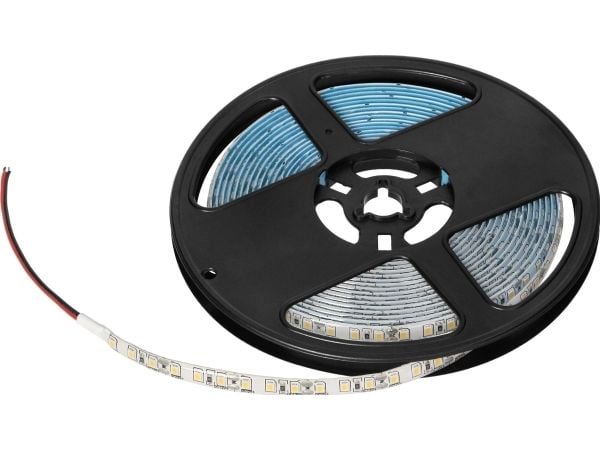 Orno LED-list 12V 2835, 120 st/m, 760 lm/m, 9.6 W/m, IP63, 6000K, 5 m