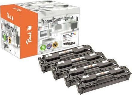 Peach 111828, 3500 sider, 8400 sider, Sort, Cyan, Fiolblå, Gult, 4 stykker