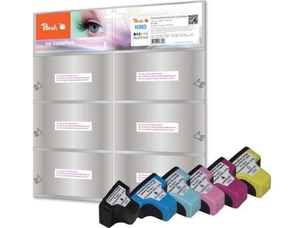 Peach Patrone HP Nr.363XL MultiPackPlus REM,KOM