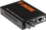Longshine LCS-C842MT - Fibermedieomformer - 100Mb LAN - 10Base-T, 100Base-FX, 100Base-TX - RJ-45 / ST flermodus - opp til 2 km