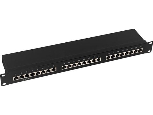 LogiLink NP0055, Cat6, S/UTP (STP), Sort, Stål, RoHS, ISO/IEC 11801, TIA/EIA 568C.2
