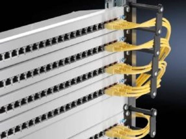 Rittal DK Cable Routing Bar - Rack-kabelføringssett - 4U - 19"