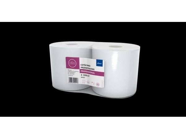 Ellis Pusseklut 300 m 2 lag 100 % cellulose (2 stk) ELLIS PROFESSIONAL 0918
