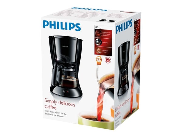 Philips Daily Collection HD7461 - Kaffemaskin - 15 kopper - svart