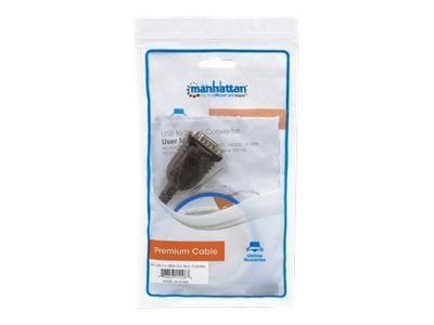 Manhattan TypC Serial Converter RS232/COM/DB9 USB-kaapeli 0,45 m (151283)