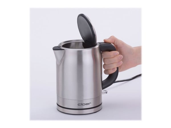 Cloer 4519 - Kjele - 1 liter - 2.2 kW - matt rustfritt stål