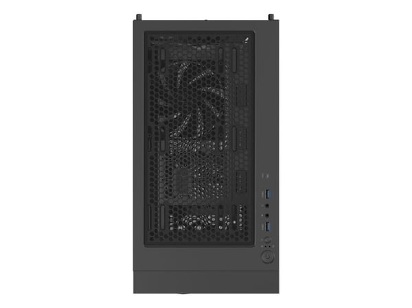 GENESIS Diaxid 605F, Midi Tower, PC, Sort, ATX, Micro ATX, Mini-ATX, ABS, Stål, Herdet glass, Spilling