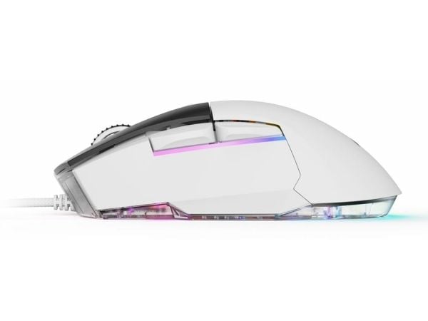 Sharkoon SKILLER SGM35 - Mus - optisk - 6 knapper - kablet - USB - hvit