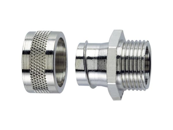 LAPP SILVYN® LGF-2-M 16X1.5/1 slanganslutning silver M16, 10,20 mm, rak, 1 st.