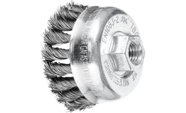 PFERD 43305020, Kopp stålbørste, 6,5 cm, 12500 RPM, 5 stykker