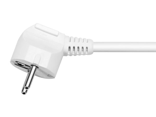 Deltaco Outlet 6xCEE 7/3 1xCEE 7/7 switch 3m white, 3 m, Sisätila, Tyyppi F, Type EF (CEE 7/7), Kulmikas, Valkoinen