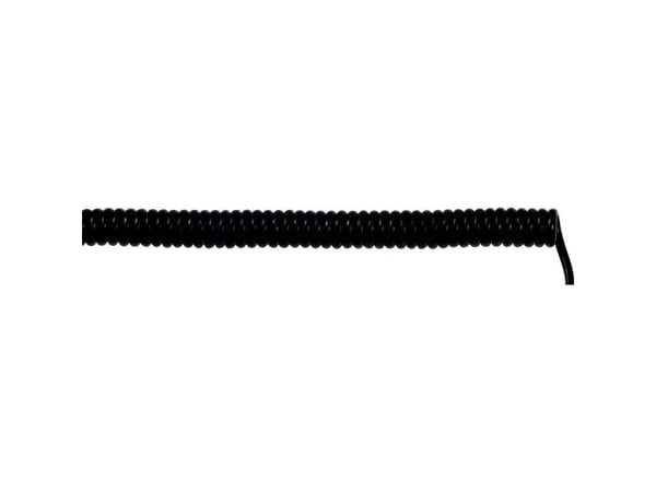 Lapp UNITRONIC SPIRAL, 0,2 m, 0,14 mm², Svart, Kopper, PVC, 1200 V